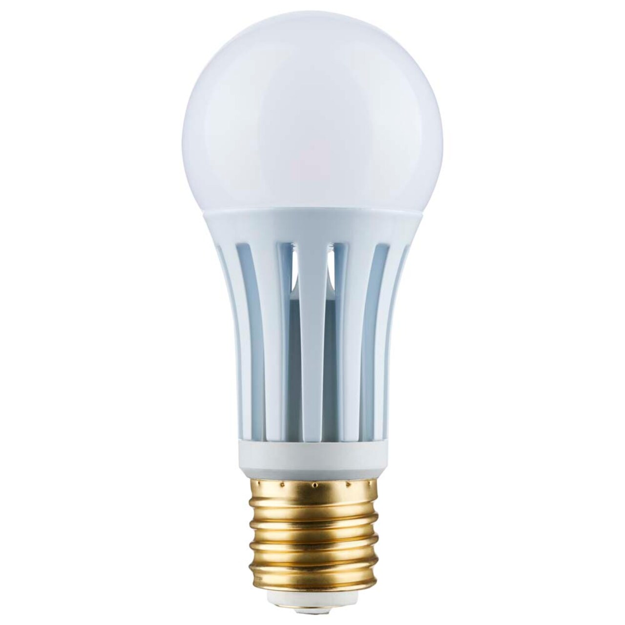 Satco 10/22/34w PS25 LED 3 Way Lamp E39d Mogul Base 5000K White Finish 120v